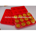 Quente vendendo 6 xícaras de alimentos de grau resistente ao calor antiaderente novela cupcake assar silicone muffin pan